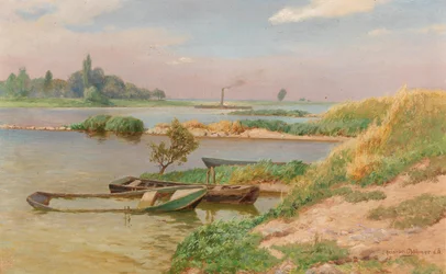 Offene Flusslandschaft